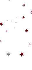 Aufkleber - Abstract festive background with red and silver stars. Perfect for holidays.