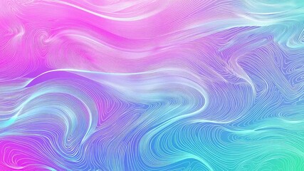 Poster - Colorful abstract background with flowing lines and vibrant gradients creating fluid motion