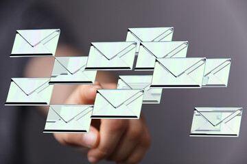 Leinwandbilder - Efficient email management.  Tips for organizing and prioritizing your inbox.