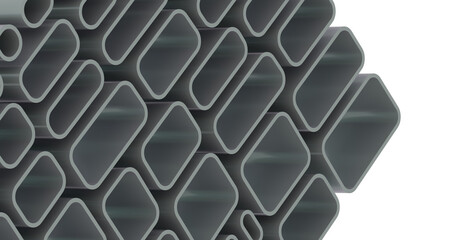 Leinwandbilder - Mosaic triangular low poly style abstract geometric background