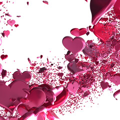 Poster - Valentine Day Hearts