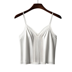 Poster - Light camisole with spaghetti straps, isolated on a empty plain background