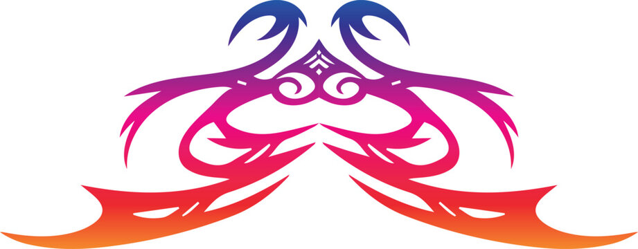 Tribal art tattoo set