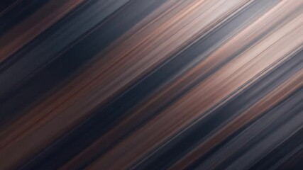 Poster - Abstract Diagonal Stripes: Bronze and Gray Motion Blur Video