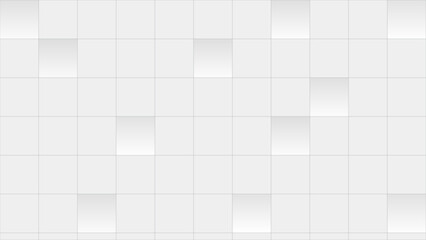 Minimal white tech background with soft shaded grid for modern digital UI or app interface