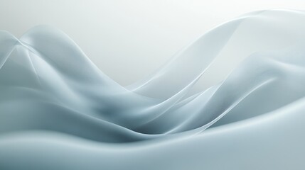 Poster - Fluid motion art studio setting digital minimalist design close-up view continuous loop concept