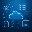 © MdAbulBasar - Cloud computing network data security concept