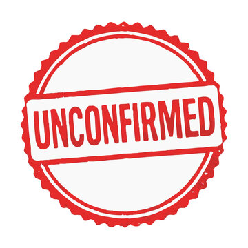 seal unconfirmed icon stamp frame vector on white background
Vector seal on white background