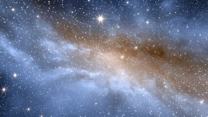 Leinwandbilder - Celestial Tapestry: An enthralling view of a vibrant nebula in the deep expanse of the cosmos, a true wonder, filled with stars and celestial bodies.