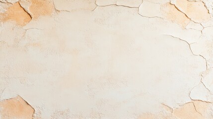 Poster - Textured background with cracked plaster in warm tones for creative design and artistic projects
