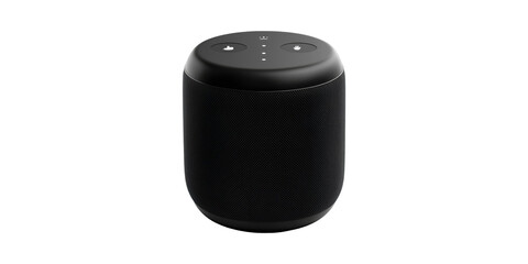 Poster - Smart Wireless Speaker With Touch Controls. Modern Audio Technology For Home Entertainment Isolated On Transparent Background