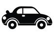 © kanchanrani - Stylized Black and White Car Silhouette Depicting Transportation, Design, and Automotive Industry