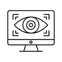 Poster - Eye tracking technology on computer screen for biometrics security and access control system design