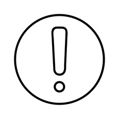 Poster - Attention warning sign exclamation mark icon vector illustration alert danger caution safety problem 95