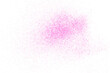 © dule964 - Pink glitter scattered flying isolated on white, background and texture, clipping