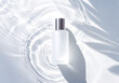 © Keyglad - Cosmetic Bottle Mockup with Water Reflection