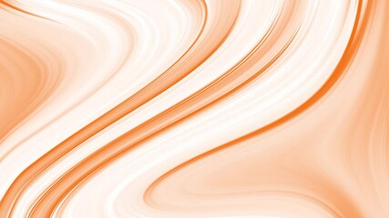 Poster - Abstract animated background with flowing orange and white liquid waves, suitable for branding project, sales presentation, or dynamic motion visual content that is modern and captivating