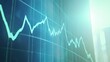 © สมเจตน์ หนูแก้ว - Inflation trends visualized with minimalistic line graphs in a modern business environment