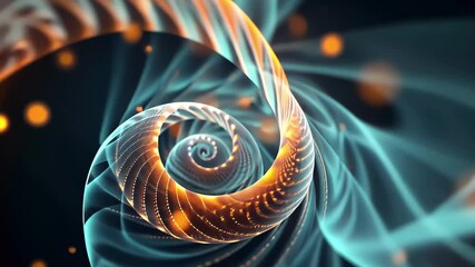 Poster - Fractal patterns expanding into infinity with vibrant colors and intricate designs create a mesmerizing visual experience that captivates viewers in an abstract universe