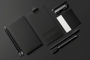 Fototapete - Flawless Visual of Modern Professional Business Stationery Premium