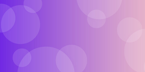 Fototapete - purple gradient background with circle babble minimal vector background. abstract circle difference shape geometric design website landing page, banner template modern style vector illustration.	
