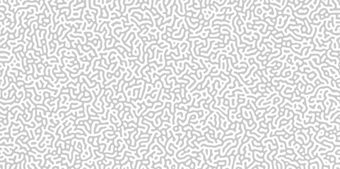 Fototapete - Abstract Reaction-diffusion or Turing pattern natural texture in coral grey and white colour scheme. Linear design with biological shapes. Organic lines in memphis. abstract turing organic wallpape	
