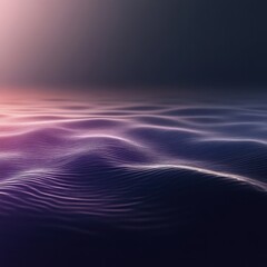 Aufkleber - Abstract Digital Wave Background with Pink and Purple Gradient Data Visualization Concept