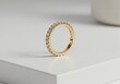 © Shahanara - Elegant yellow gold diamond eternity band ring