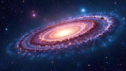 Wall Mural - stunning view of andromeda galaxy, swirling stars and cosmic dust deep space exploration, celestial 