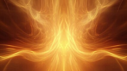 Aufkleber - Fiery Essence: Intricate, abstract patterns of dynamic fire emanate power and energy. A mesmerizing visual exploration of the fundamental force.