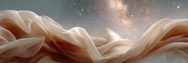 Poster - Meteor Trail Illuminating Milky Way Cosmic Dust with Crisp Celestial Detail for Science Editorial and Astronomy Content on Space Phenomena