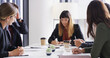 © peopleimages.com - Collaboration, planning and writing with business people in boardroom for development or discussion. Corporate, meeting and teamwork with notes auditor group in office for professional workshop