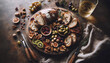 © Yuyu - The iconic wooden charcuterie board, Ai generated image