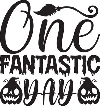 ONE FANTASTIC DAD, Halloween svg design