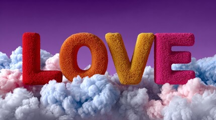 Poster - The image is a colorful and playful representation of the word 