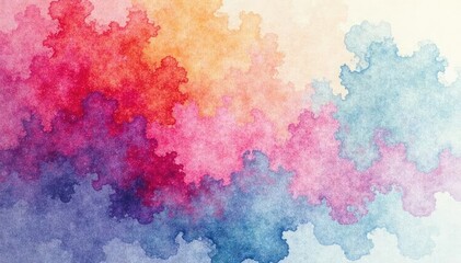 Wall Mural - Abstract watercolor wash texture, perfect for design projects, vibrant, wash