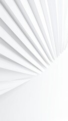 Wall Mural - 3d illustration of abstract minimal architecture background, monochromatic geometric architectural
