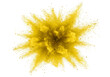 © DennisJ - Illustration of a Gold Powder Burst with Yellow Color on Transparent