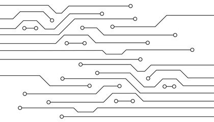 Aufkleber - electronic circuit board 