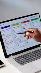 Poster - Kanban Project Management Software On Laptop