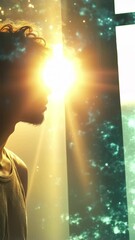 Poster - Shattered consciousness bathed in ethereal light
