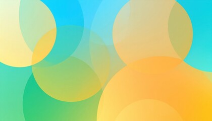 Poster - Colorful circular abstract art composition digital space graphic design vibrant environment aesthetic viewpoint