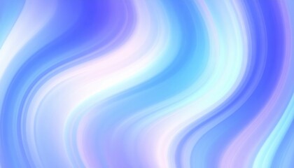 Poster - Flowing abstract waves digital art vibrant colors creative design aesthetic perspective modern concept