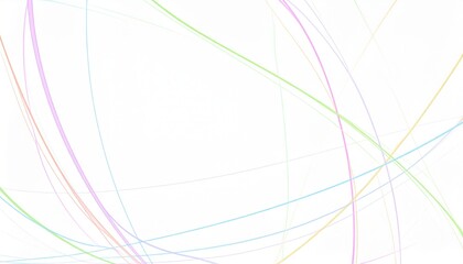 Poster - Dynamic abstract lines digital space graphic design minimalist environment creative viewpoint art concept for visual impact