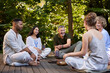 © Rido - Healthy people group relaxing together during a detox retreat