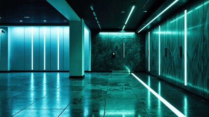  Futuristic Hallway