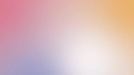 Poster - Light pastel grainy noise gradient textured liquid color animation background, blank blurry motion graphics loop