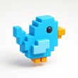 © Rawpixel.com - Pixelated blue bird art