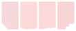 © Darina - Pink paper templates with torn edges. Set of lined, grid, dot blank pages with rough edges.