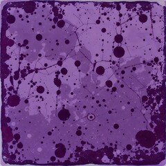 Poster - Abstract pattern: purple abstract pattern with ink splash. The image has a unique visual texture.